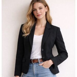 J. Crew Wool Blend Black Women's Blazer